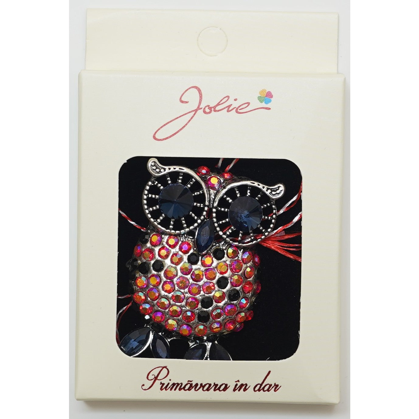 Martisor Brosa Medie, Multicolora, Dimensiune Brosa Aprox 5 cm, Material Metal, Model 16-0