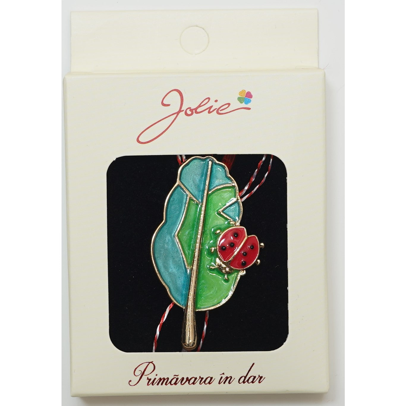 Martisor Brosa Medie, Multicolora, Dimensiune Brosa Aprox 5 cm, Material Metal, Model 6-0