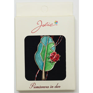 Martisor Brosa Medie, Multicolora, Dimensiune Brosa Aprox 5 cm, Material Metal, Model 6-0
