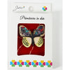 Martisor Brosa Mica in Cutie, Dimensiune Brosa 2.5-3 cm, Material Metal, Model Fluture Colorat-0
