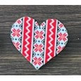 Martisor Brosa Mica in Cutie, Dimensiune Brosa 2.5-3 cm, Material Metal, Model Inima Traditionala-0