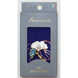 Martisor Brosa Placata cu Aur 24K, Dimensiune Brosa Aprox 2- 3 cm, Model 12-0