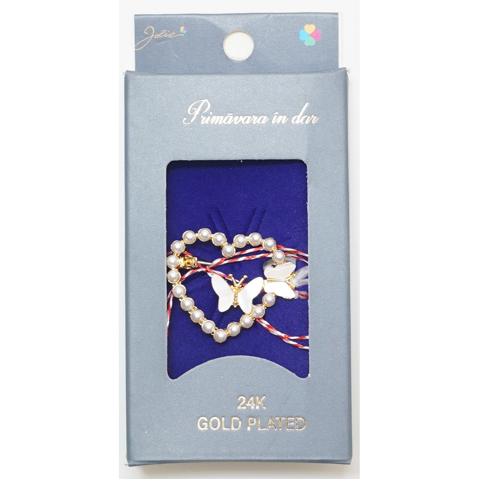 Martisor Brosa Placata cu Aur 24K, Dimensiune Brosa Aprox 2- 3 cm, Model 18-0