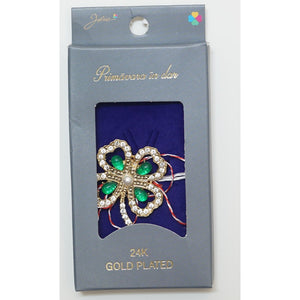 Martisor Brosa Placata cu Aur 24K, Dimensiune Brosa Aprox 2- 3 cm, Model 25-0