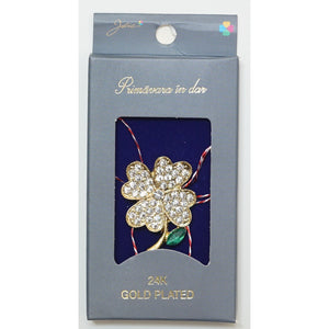 Martisor Brosa Placata cu Aur 24K, Dimensiune Brosa Aprox 2- 3 cm, Model 28-0