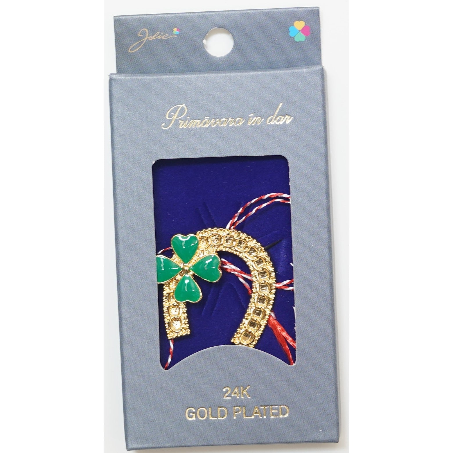 Martisor Brosa Placata cu Aur 24K, Dimensiune Brosa Aprox 2- 3 cm, Model 29-0