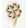 Martisor Brosa Placata cu Aur 24K, Dimensiune Brosa Aprox 2- 3 cm, Model 30-0