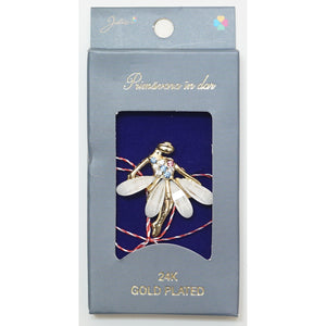 Martisor Brosa Placata cu Aur 24K, Dimensiune Brosa Aprox 2- 3 cm, Model 4-0