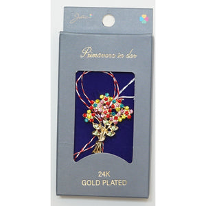 Martisor Brosa Placata cu Aur 24K, Dimensiune Brosa Aprox 2- 3 cm, Model 5-0