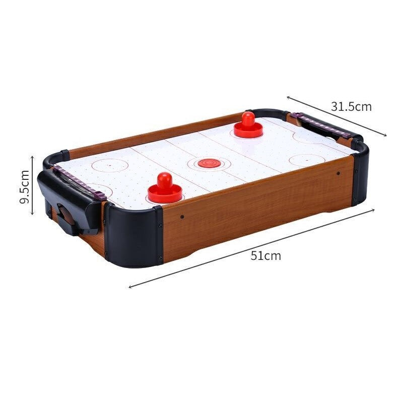 Masa Air-Hockey Flippy, 51 x 31.5 x 9.5 cm, bara pentru punctaj, material ABS, maro-6