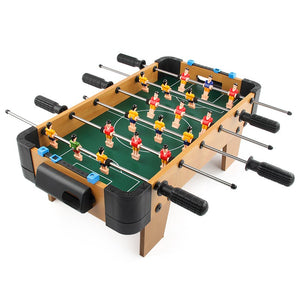 Masa de fotbal cu teren si 18 jucatori Flippy, 6 manere, cu tablou pentru scor, din metal, lemn si ABS, 51 x 44 x 17.5 cm, cu picioare, pentru copii/adulti-0