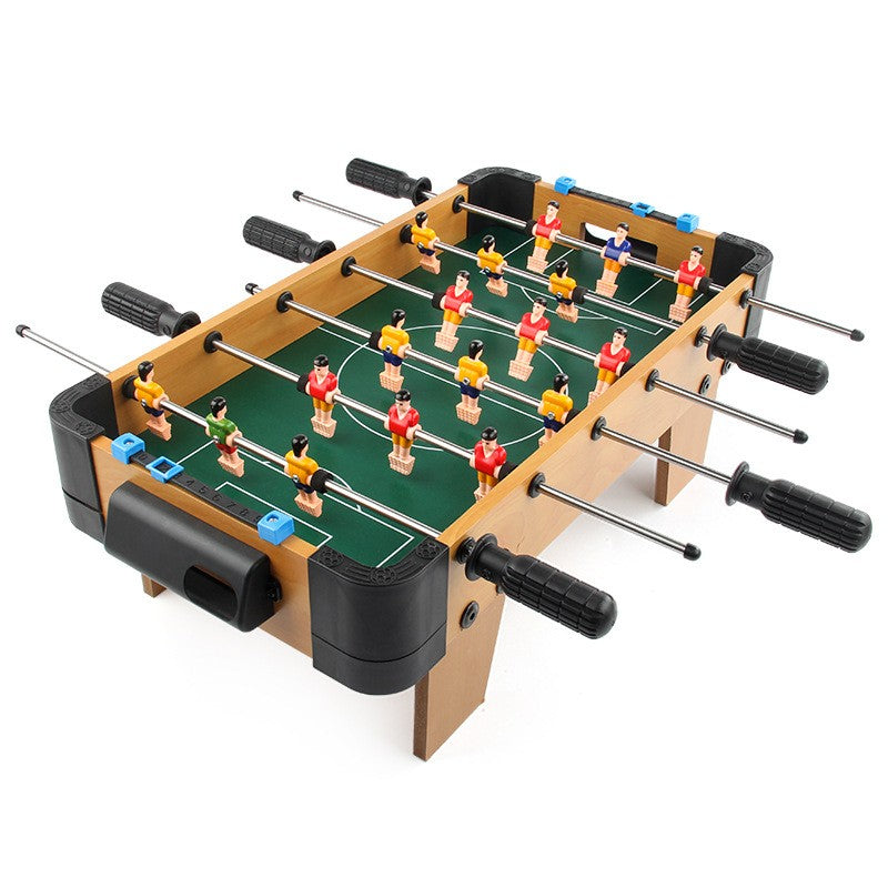 Masa de fotbal cu teren si 18 jucatori Flippy, 6 manere, cu tablou pentru scor, din metal, lemn si ABS, 51 x 44 x 17.5 cm, cu picioare, pentru copii/adulti-0