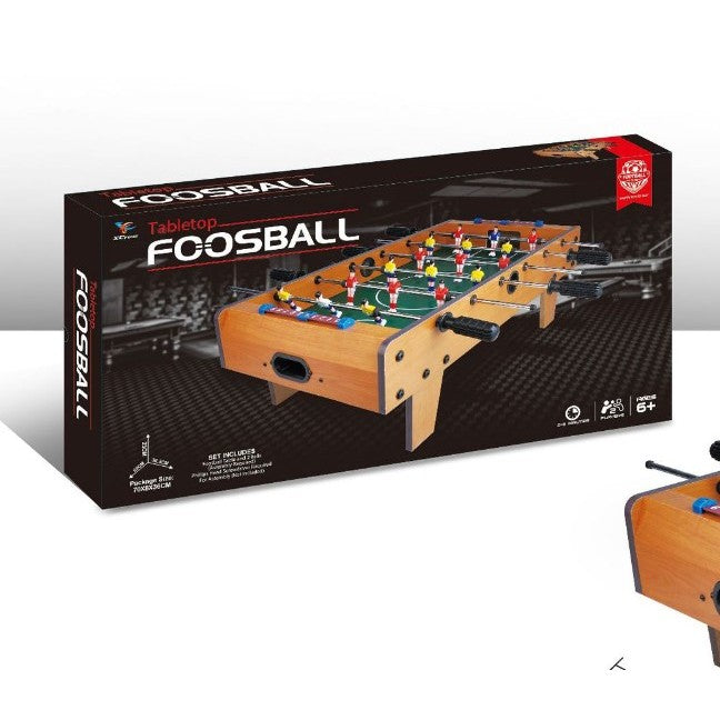 Masa de Fotbal cu Teren si 18 Jucatori Flippy, 6 Manere, cu Tablou pentru Scor, din Metal, Lemn si ABS, 69 x 36.5 x 23 cm, cu Picioare, pentru copii/adulti-5
