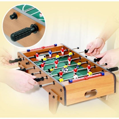 Masa de Fotbal cu Teren si 18 Jucatori Flippy, 6 Manere, cu Tablou pentru Scor, din Metal, Lemn si ABS, 69 x 36.5 x 23 cm, cu Picioare, pentru copii/adulti-6