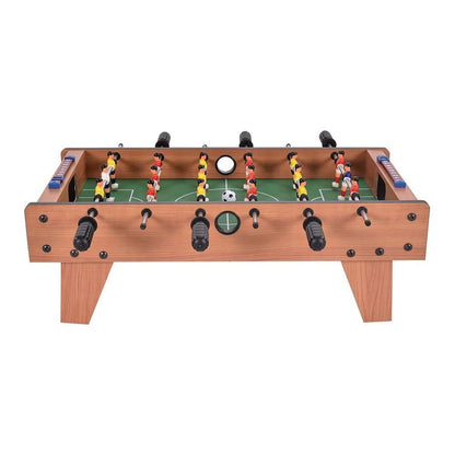 Masa de Fotbal cu Teren si 18 Jucatori Flippy, 6 Manere, cu Tablou pentru Scor, din Metal, Lemn si ABS, 69 x 36.5 x 23 cm, cu Picioruse, pentru copii/adulti-3