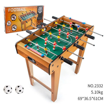 Masa de Fotbal cu Teren si 18 Jucatori Flippy, 6 Manere, cu Tablou pentru Scor, din Metal, Lemn si ABS, 69 x 36.5 x 61 cm, cu Picioruse, pentru copii/adulti-1