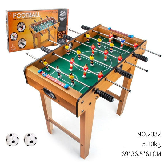 Masa de Fotbal cu Teren si 18 Jucatori Flippy, 6 Manere, cu Tablou pentru Scor, din Metal, Lemn si ABS, 69 x 36.5 x 61 cm, cu Picioruse, pentru copii/adulti-1