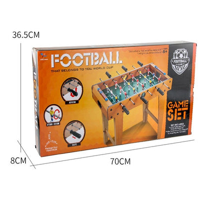 Masa de Fotbal cu Teren si 18 Jucatori Flippy, 6 Manere, cu Tablou pentru Scor, din Metal, Lemn si ABS, 69 x 36.5 x 61 cm, cu Picioruse, pentru copii/adulti-2