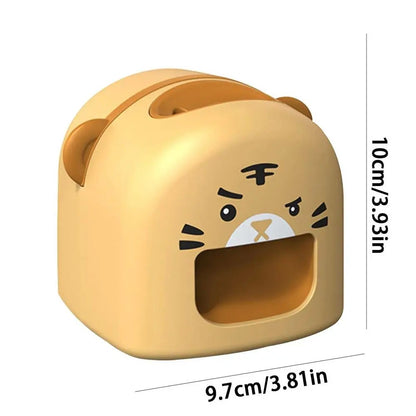 Mașină de Decojit Semințe, Flippy, Mini Deschizător, Model Tigru, Incarcare USB, 9.7x10x8.6 cm, Portocaliu-1