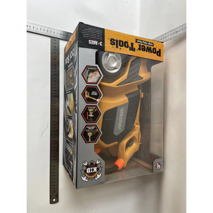 Jucarie Aparat de Spalat cu Presiune, Flippy, Spalator Auto, Interactiv, Material Plastic, Accesorii Incluse, 38x26x17.5 cm, Portocaliu-1