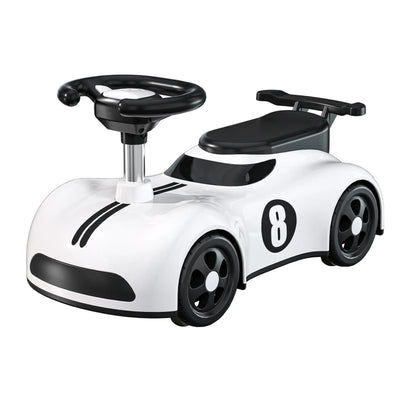 Masina pentru Copii, Flippy, 1-3 ani, Impingere, Bluetooth, Muzica, din ABS, 4 Roti, Inaltime Sezut 22 cm, Alb-0