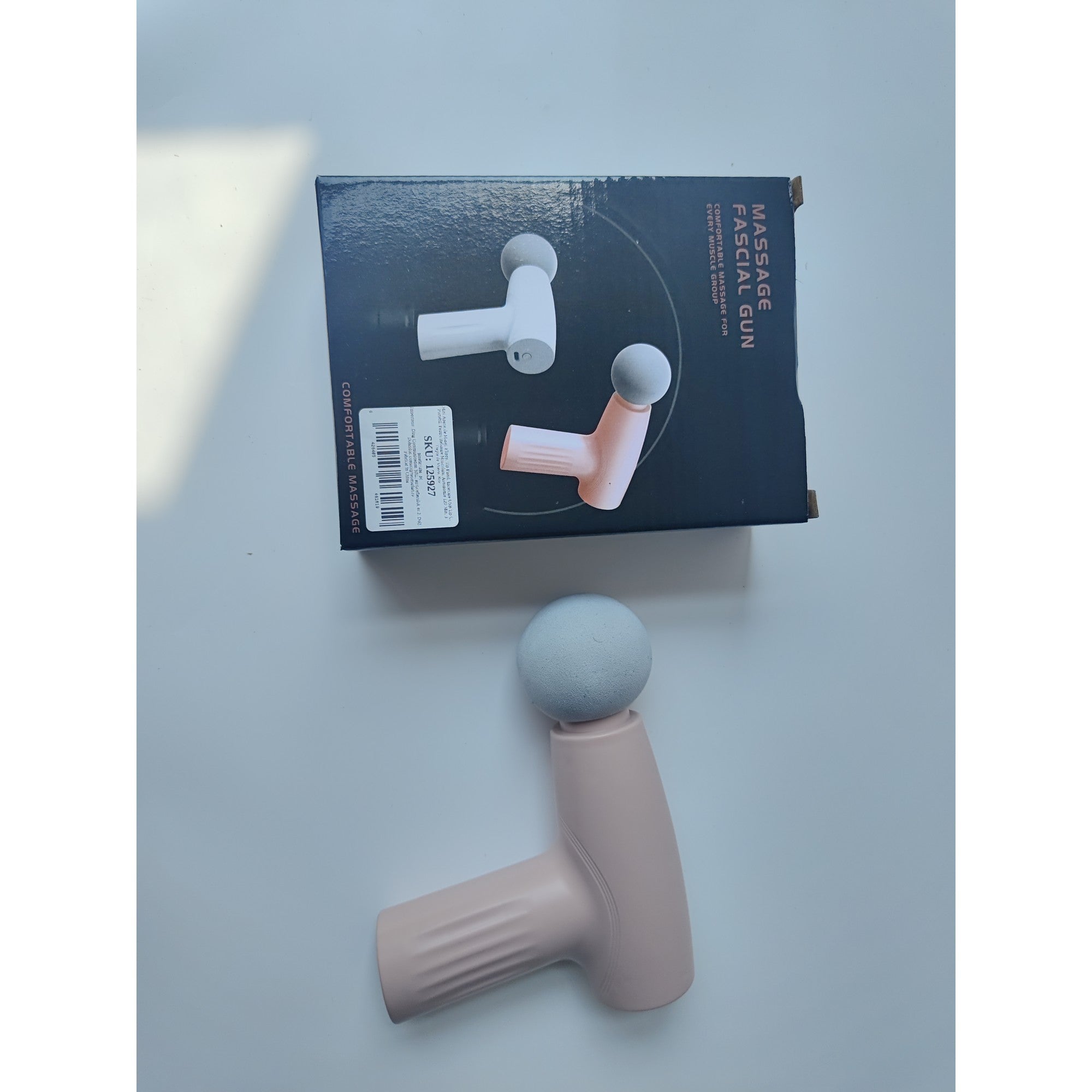 Mini Aparat de Masaj, Flippy, Tip Pistol, Incarcare USB Tip C, Portabil, Pentru Relaxare Musculara, Autonomie 120 Min, 3 Trepte de Viteza, Roz-13