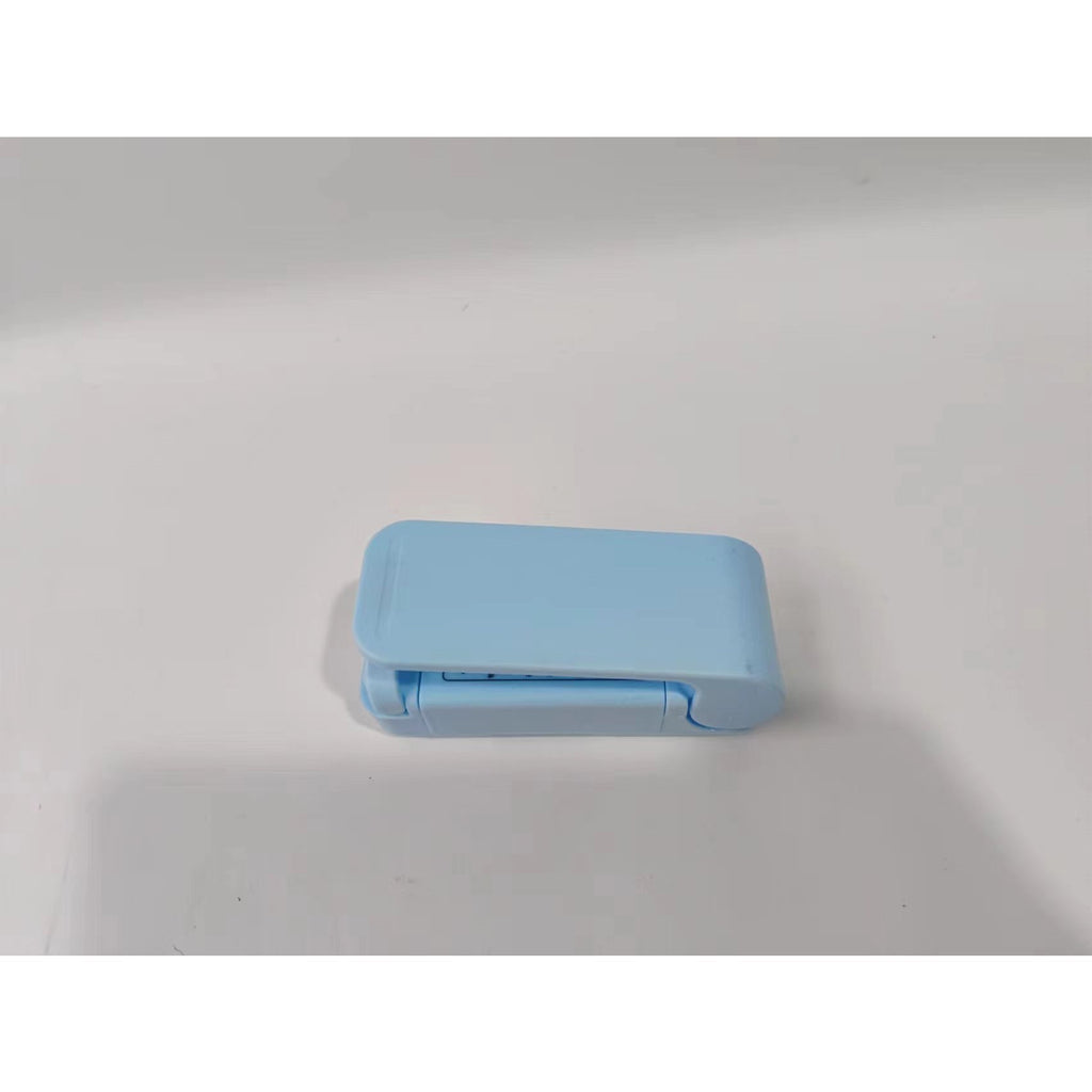 Mini Aparat de Sigilat Pungi cu Baterii, Flippy, Etansare prin Caldura, Spate Magnetic, Portabil, 9.7x3 cm, Albastru-5