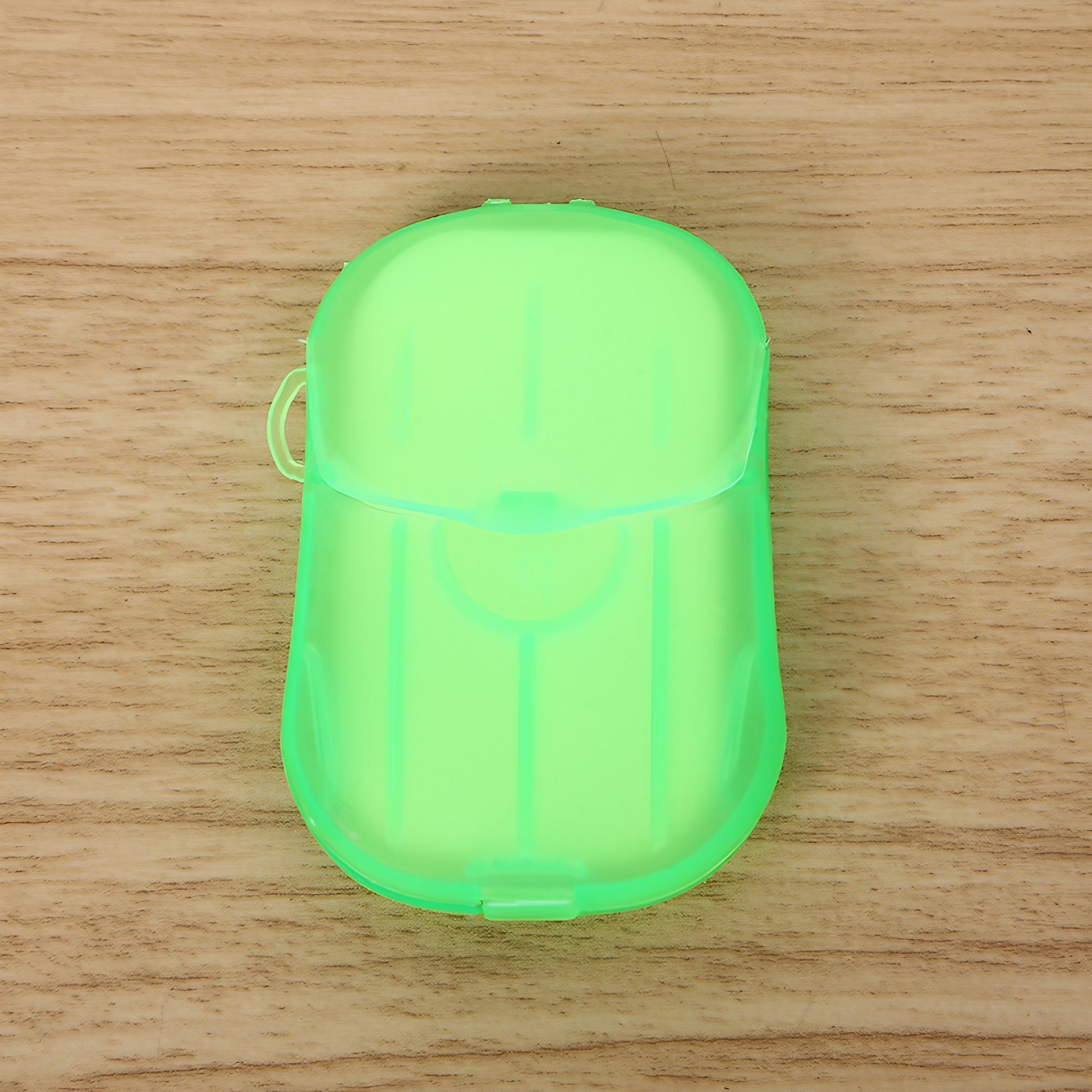 Mini Cutie de Sapun din Hartie, Flippy, de Unica Folosinta, Portabila, Potrivit pentru Calatorii, 20 buc, Verde-1