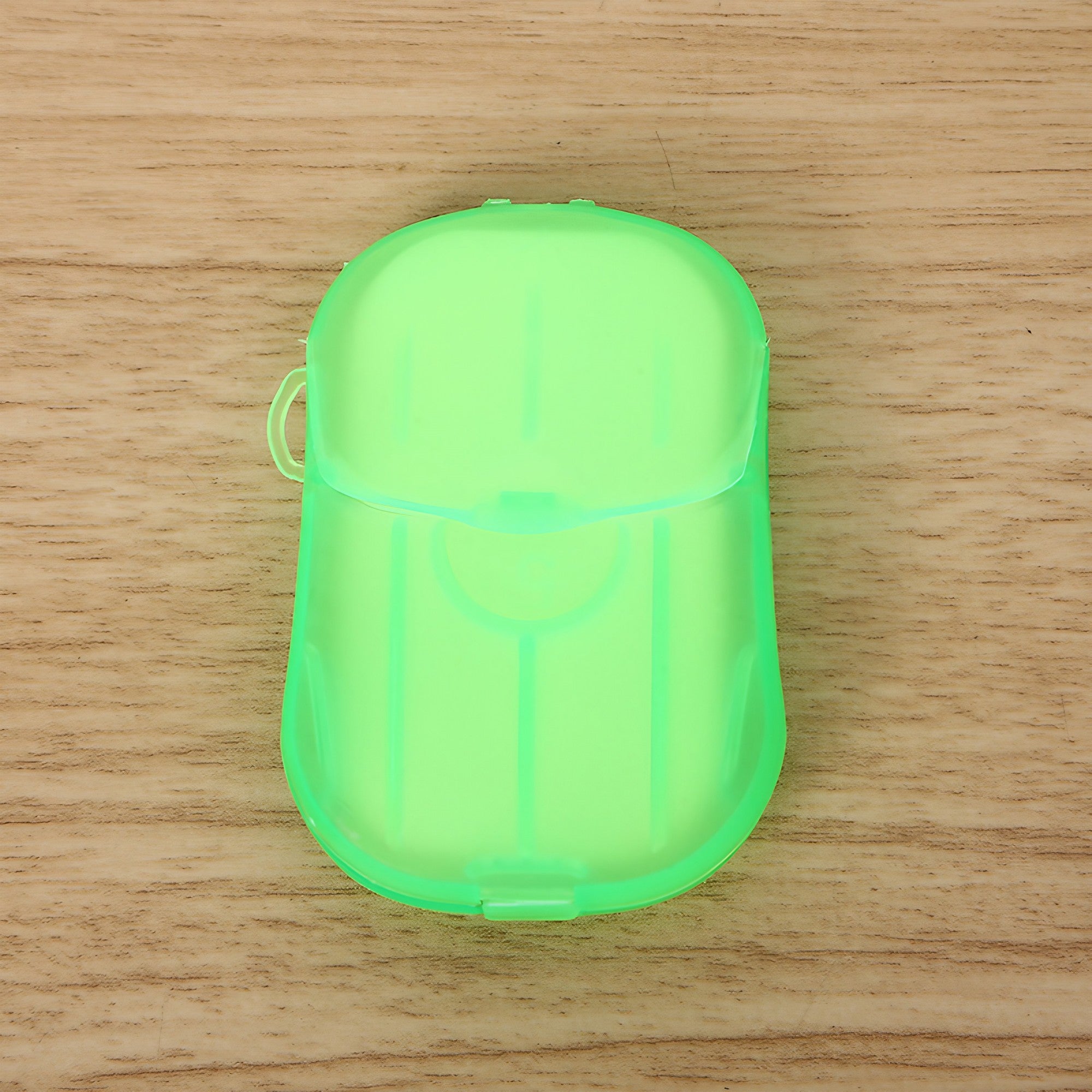 Mini Cutie de Sapun din Hartie, Flippy, de Unica Folosinta, Portabila, Potrivit pentru Calatorii, 20 buc, Verde-1