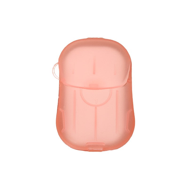 Mini Cutie de Sapun din Hartie, Flippy, de Unica Folosinta, Portabila, Potrivit pentru Calatorii, 20 buc, Portocaliu-0