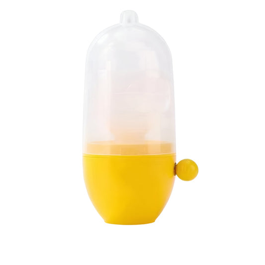 Mini Shaker Manual pentru Oua, Flippy, pentru Galbenusuri si Albusuri, Mixer Amestecare, 15x6 cm, Galben-0