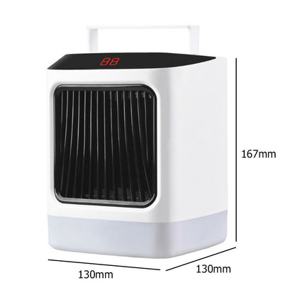 Mini incalzitor portabil Flippy cu telecomanda, afisaj digital, sincronizare inteligenta, lumina de noapte colorata-1