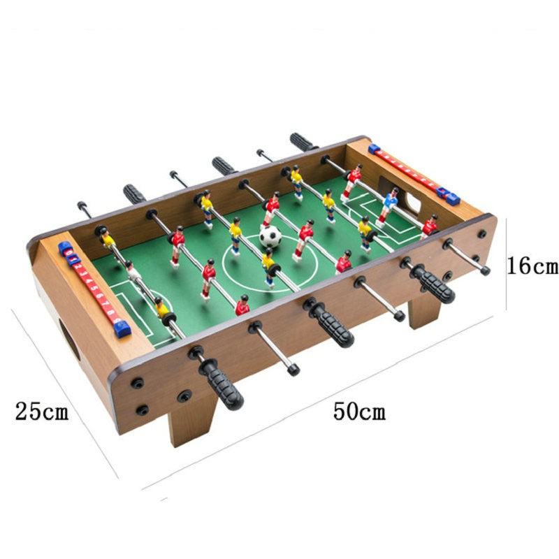 Mini Masa de Fotbal cu Teren si 18 Jucatori Flippy, 6 Manere, cu Tablou pentru Scor, din Metal, Lemn si ABS, 50 x 25 x 16 cm, cu Picioruse, pentru copii/adulti-6