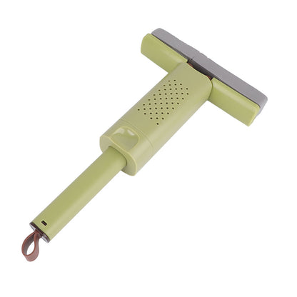 Mini Mop, Flippy, Pentru Uz Casnic, Sistem Autostoarcere, Portabil, Mop cu Burete, Rotire 180°,15 x 27.5 cm, Verde-10