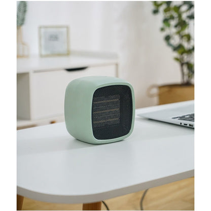 Mini radiator electric portabil Flippy, 800 W, 2 trepte, 150x120x175 mm, verde-1