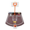 Joc de baut tip baschet Flippy, arunca mingea si accepta provocarea, pahare de shot din sticla, 30 x 22.5 x 24 cm, multicolor-0
