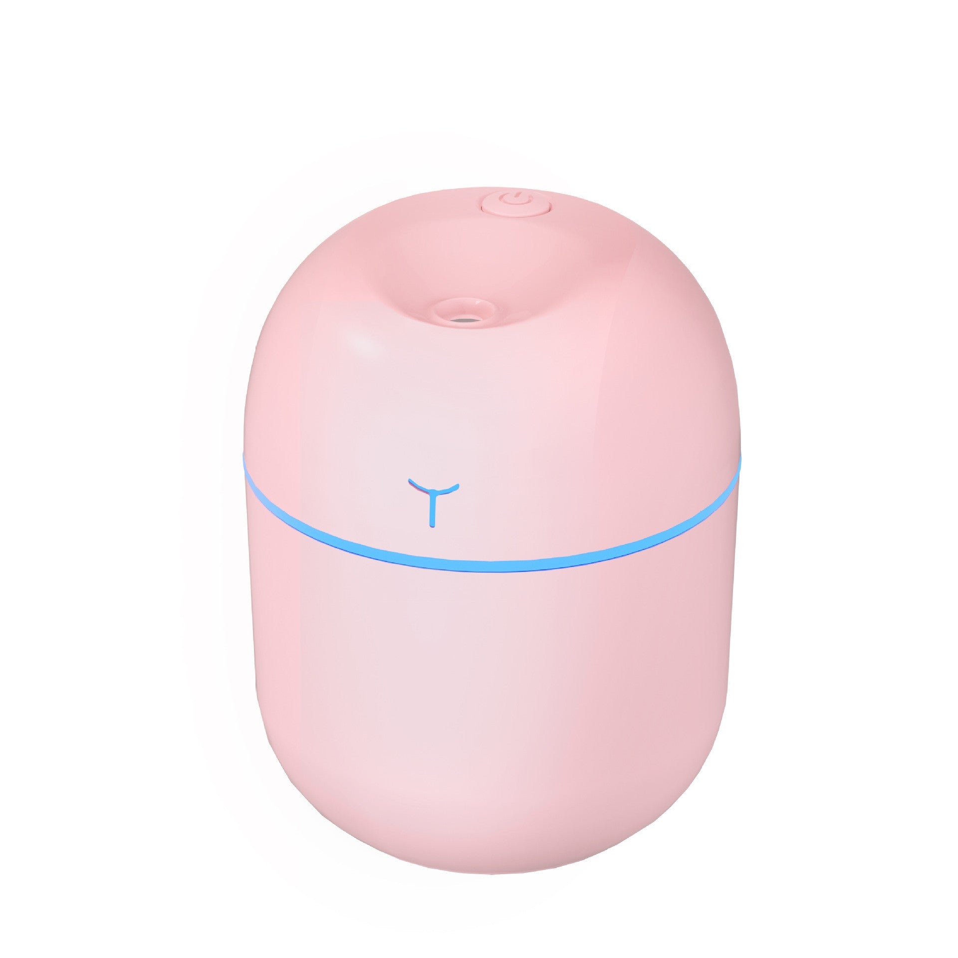 Mini Umidificator Portabil, Flippy, 2 Moduri, Aromaterapie, Silentios, Lumina Ambientala, Incarcare USB, 220 ml, 8 x 8 x 10.3 cm, Roz-4