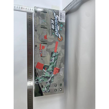 Mitraliera de jucarie electrica Flippy cu bile de hidrogen de gel, gun bluster, tragere in rafala, varsta peste 6 ani, ochelari de protectie, 5000 de bile incluse, cablu de incarcare, 27x37 cm, M416, verde-2
