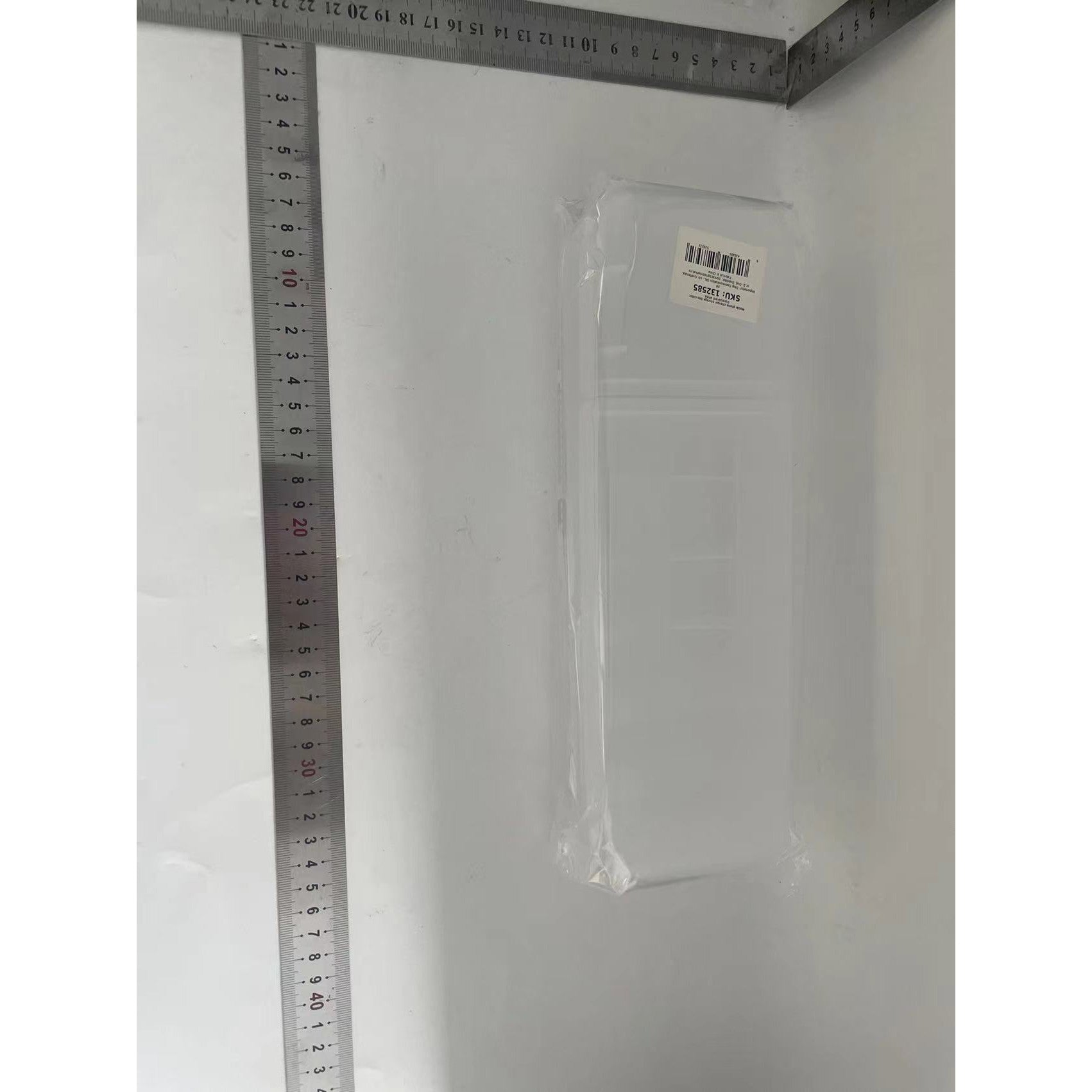 Cutie de depozitare a încărcătorului de telefon mobil, Flippy, culoare: alb transparent-1
