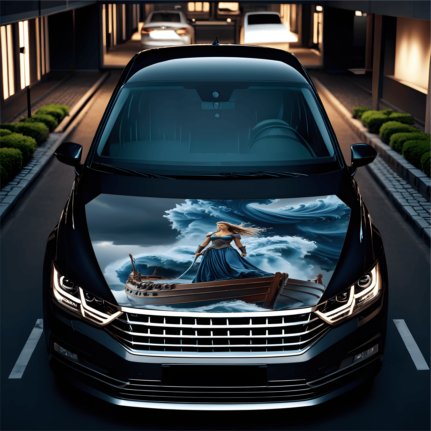 Folie Capota Auto "Hood Art" rezistenta la exterior, marime M (165 x 120cm) - Cod_ AVX-CAPOTA-013M-1