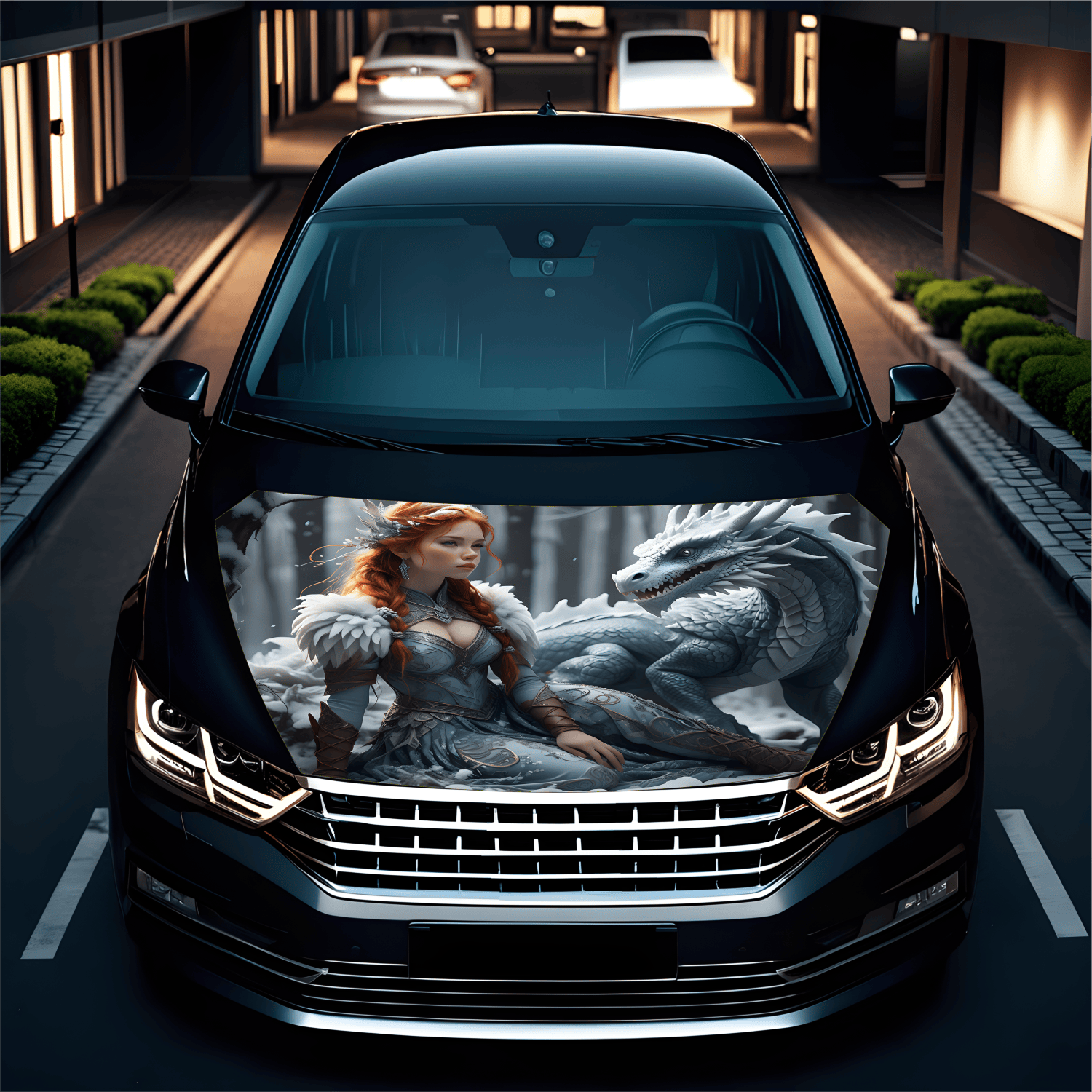 Folie Capota Auto "Hood Art" rezistenta la exterior, marime L (180 x 130cm) - Cod_ AVX-CAPOTA-014L-1