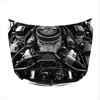Folie Capota Auto "Hood Art" rezistenta la exterior, marime S (150 x 110cm) - Cod_ AVX-CAPOTA-017S-2