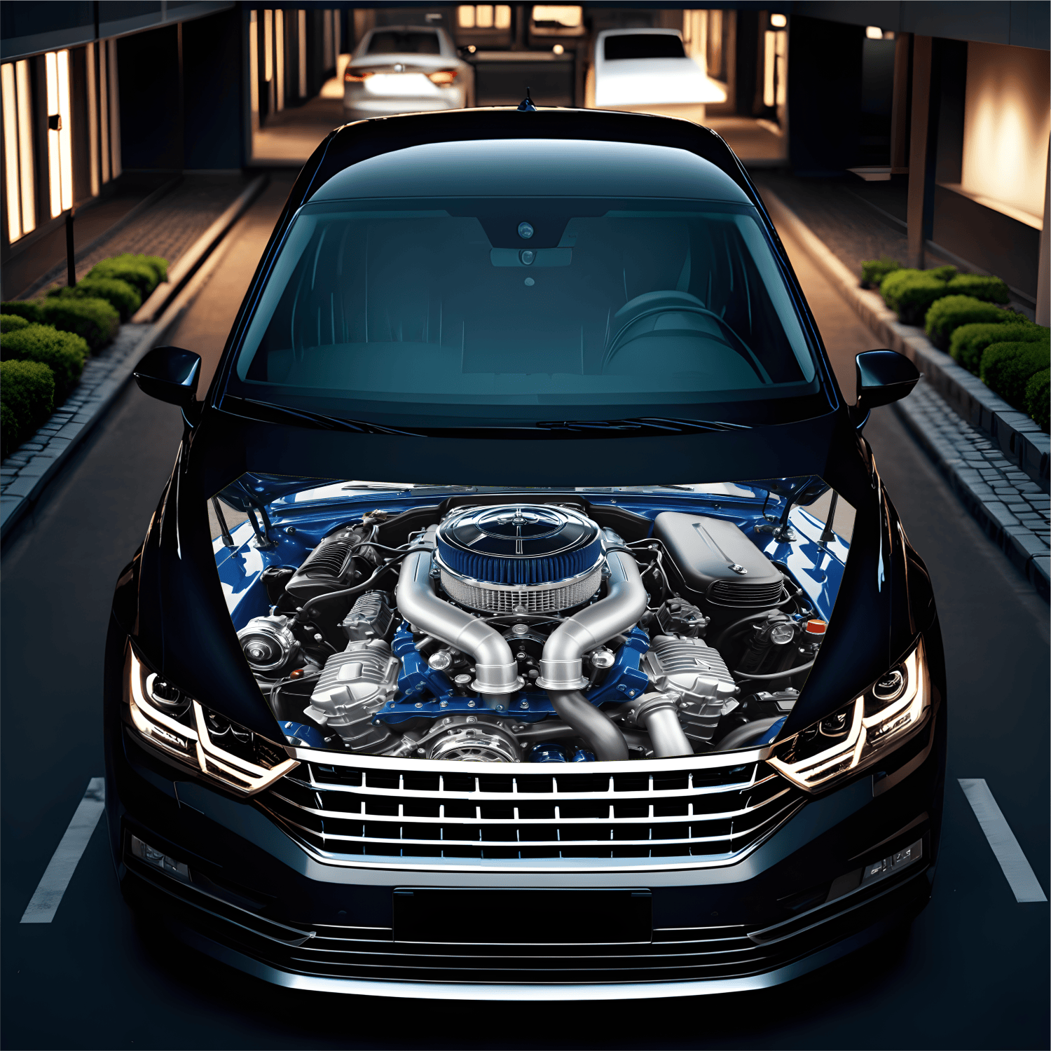 Folie Capota Auto "Hood Art" rezistenta la exterior, marime M (165 x 120cm) - Cod_ AVX-CAPOTA-019M-1