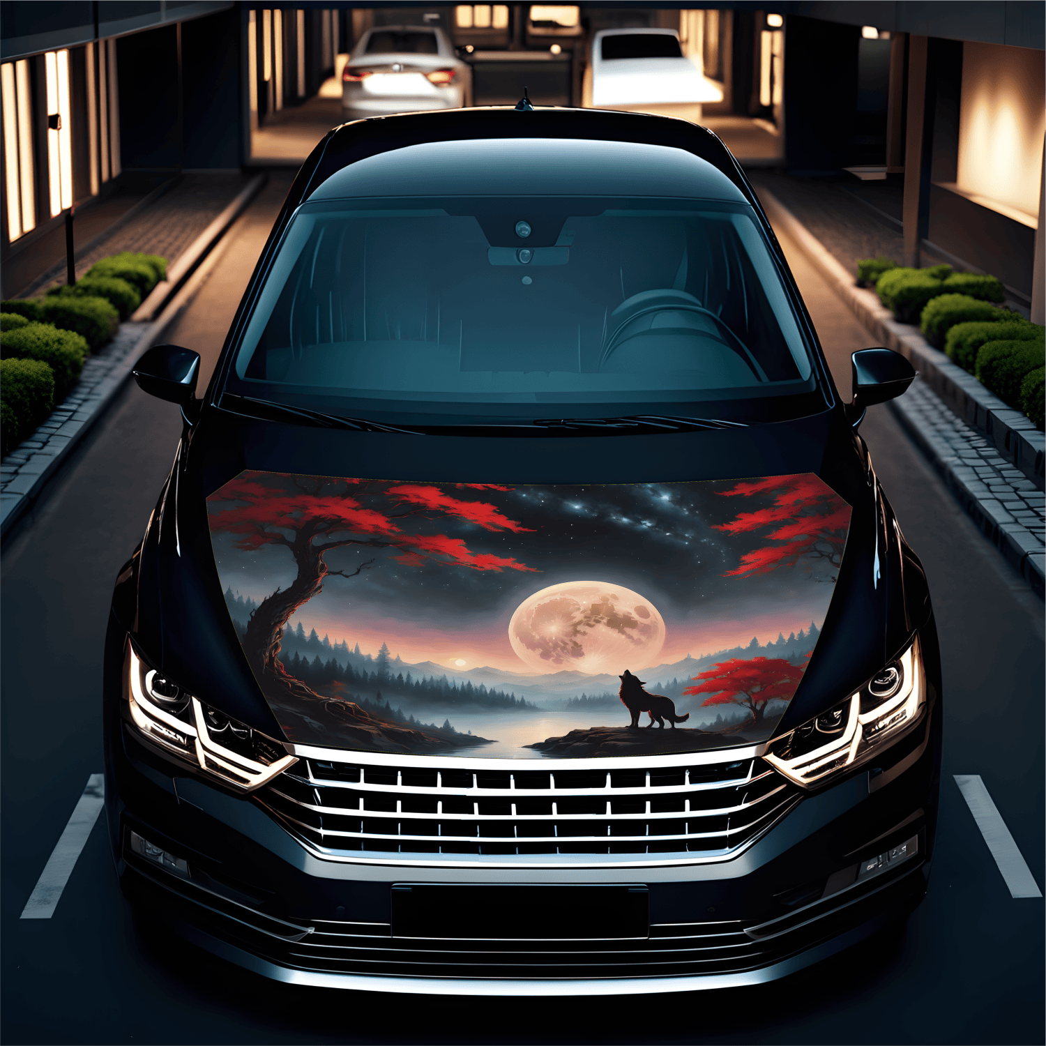 Folie Capota Auto "Hood Art" rezistenta la exterior, marime M (165 x 120cm) - Cod_ AVX-CAPOTA-021M-1