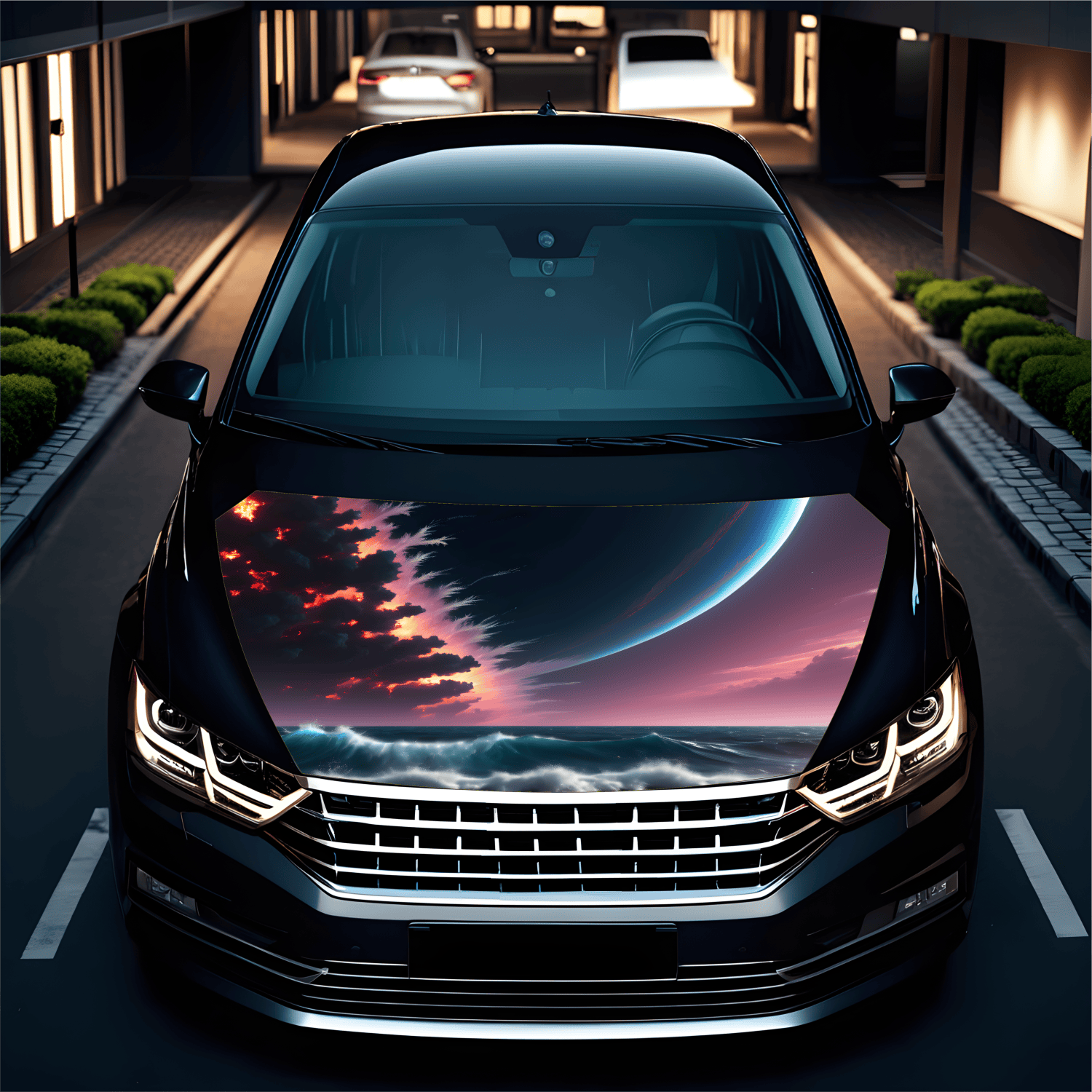 Folie Capota Auto "Hood Art" rezistenta la exterior, marime M (165 x 120cm) - Cod_ AVX-CAPOTA-023M-1