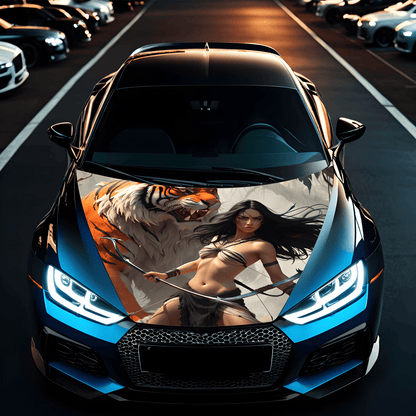 Folie Capota Auto "Hood Art" rezistenta la exterior, marime M (165 x 120cm) - Cod_ AVX-CAPOTA-004M-0