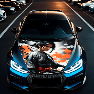 Folie Capota Auto "Hood Art" rezistenta la exterior, marime S (150 x 110cm) - Cod_ AVX-CAPOTA-005S-0