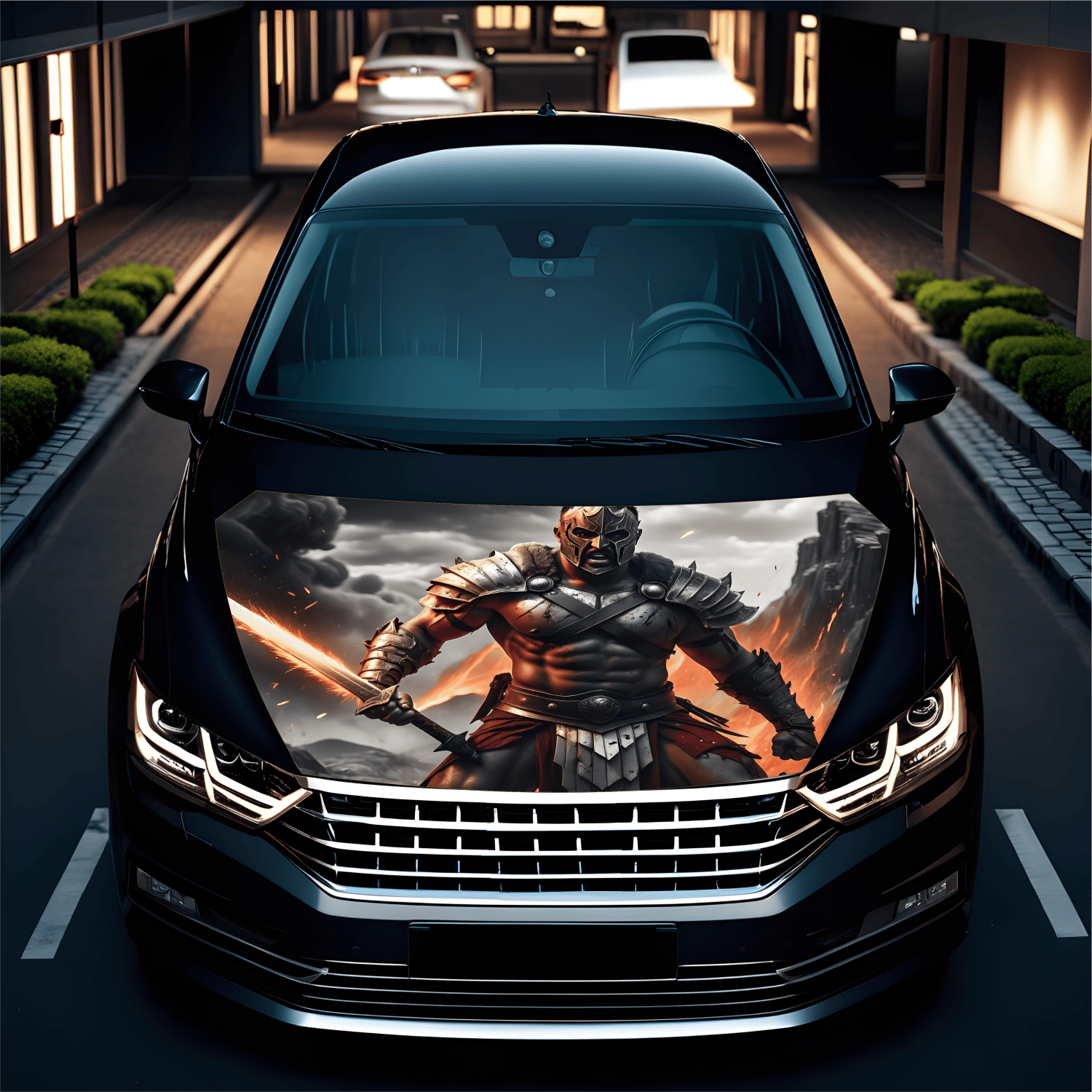 Folie Capota Auto "Hood Art" rezistenta la exterior, marime M (165 x 120cm) - Cod_ AVX-CAPOTA-007M-1