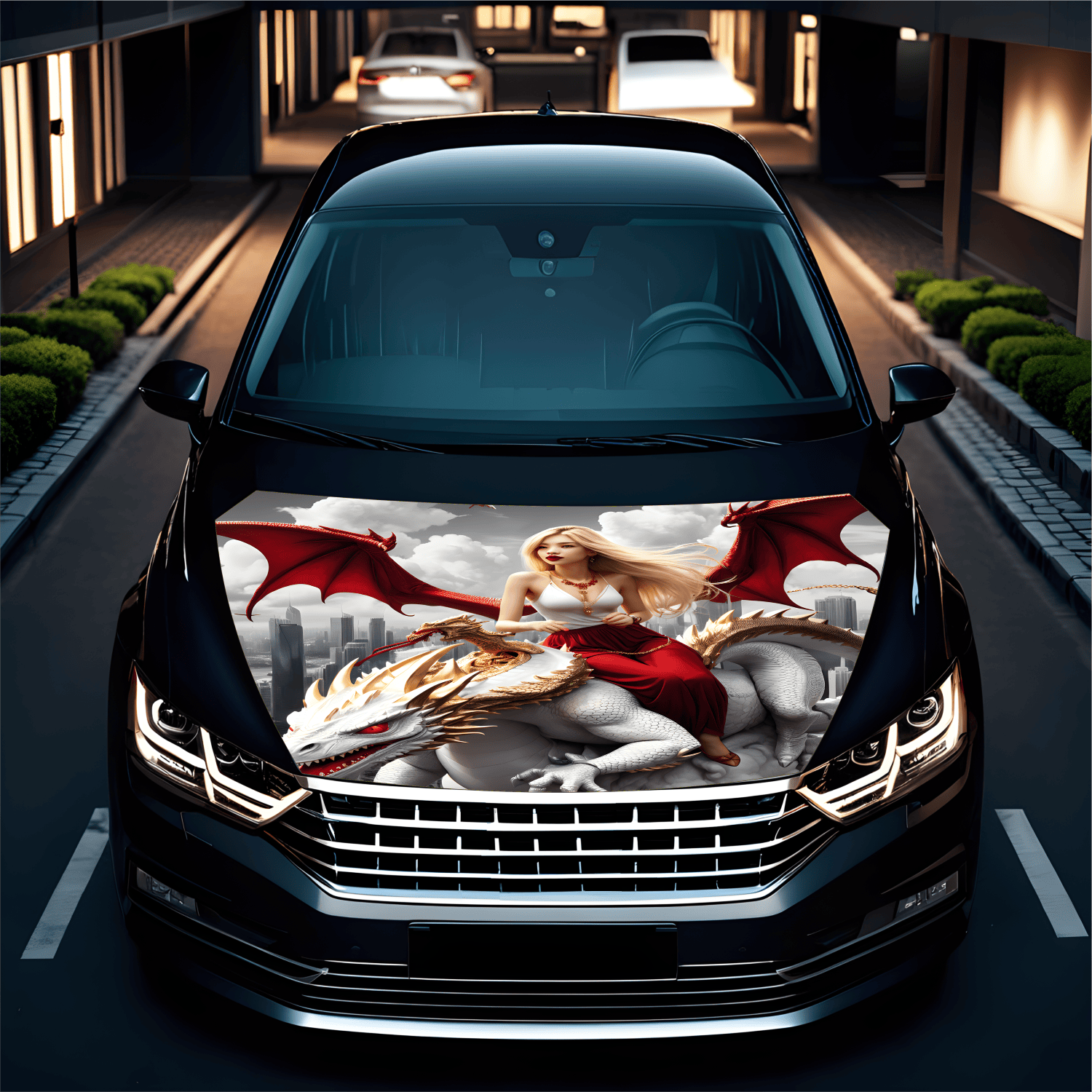 Folie Capota Auto "Hood Art" rezistenta la exterior, marime L (180 x 130cm) - Cod_ AVX-CAPOTA-009L-1
