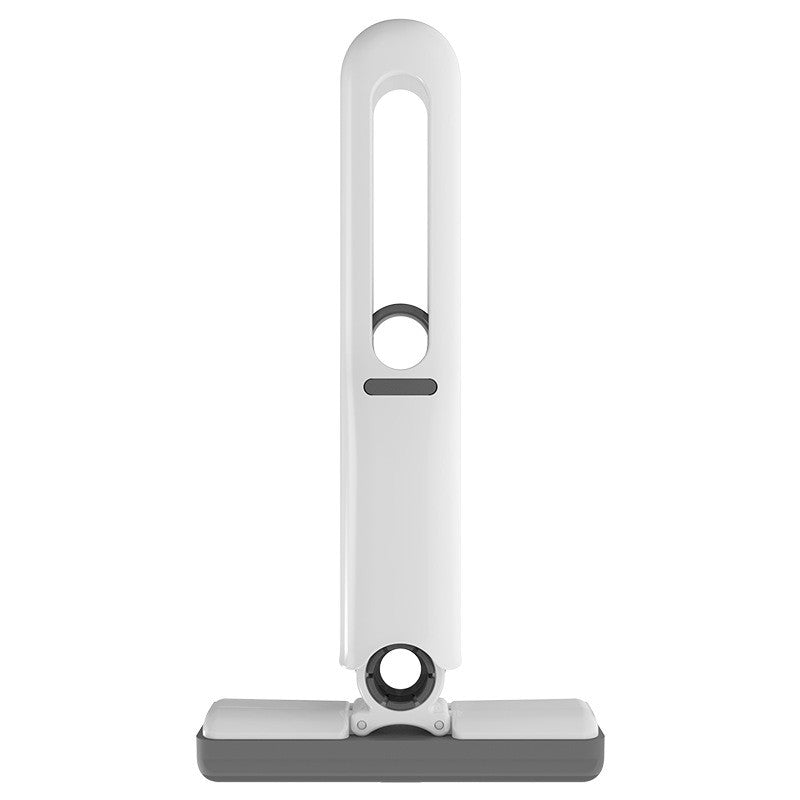 Mop de mână Flippy, mini portabil, cu sistem de stoarcere, dispozitiv de curățare manuală, cu burete absorbant, material PVA, suprafețe și ferestre multiple, 29,5 x 15,5 cm, alb Culoare: Patentat [mop mic + 2 PU care nu se întăresc niciodată Mia-0
